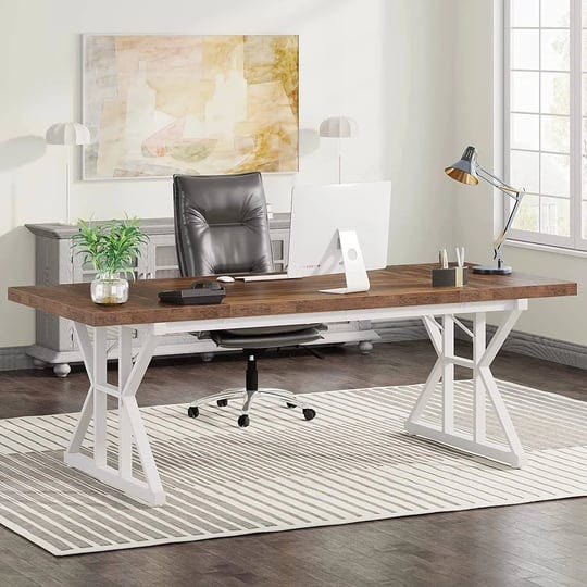 tribesigns-71-executive-desk-large-computer-desk-study-writing-table-for-home-office-brown-white-1