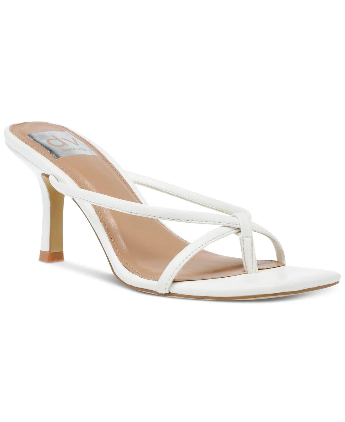 Strappy White Heels for Women - NZ Sizing | Image
