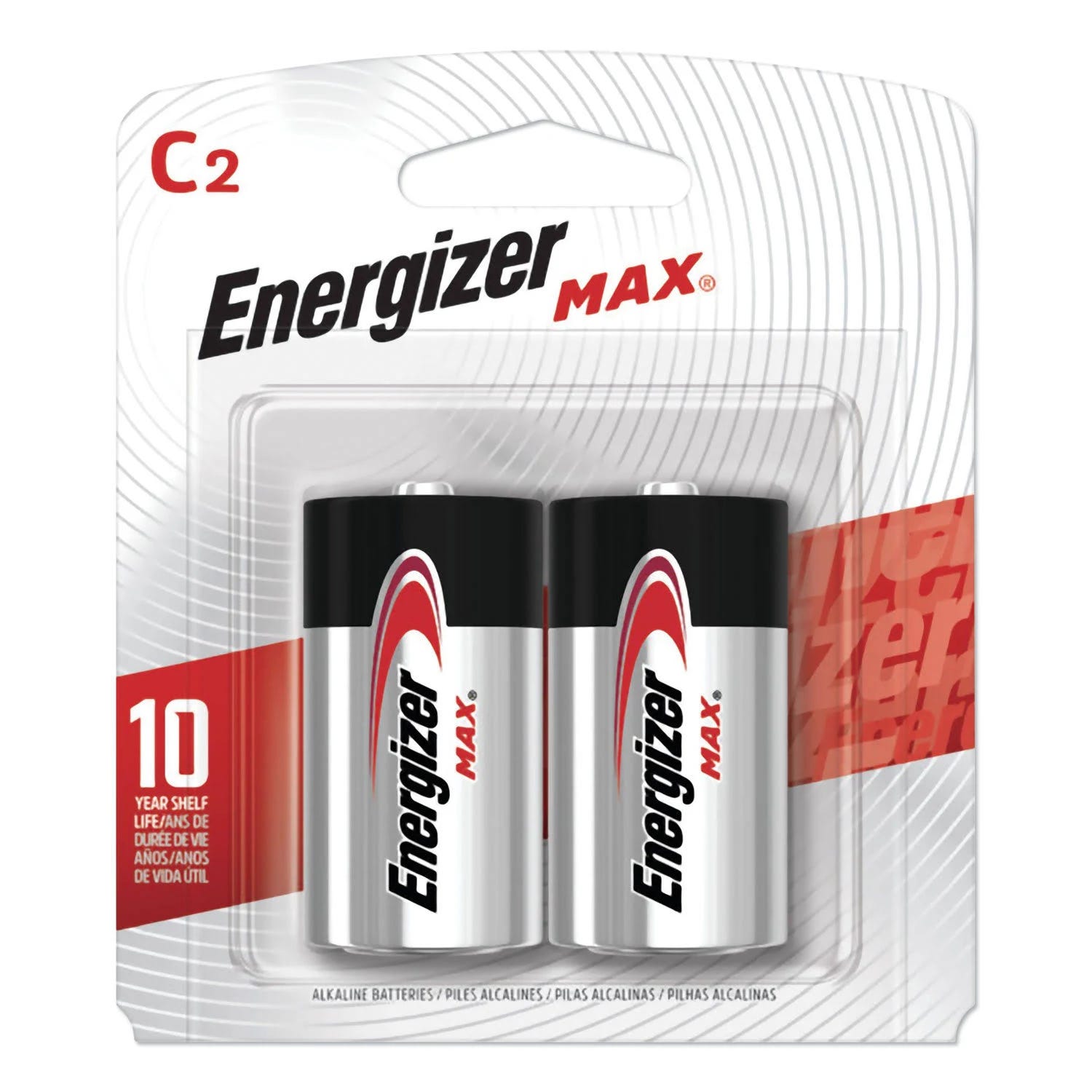 Energizer Max + Powerseal Alkaline C Batteries | Image