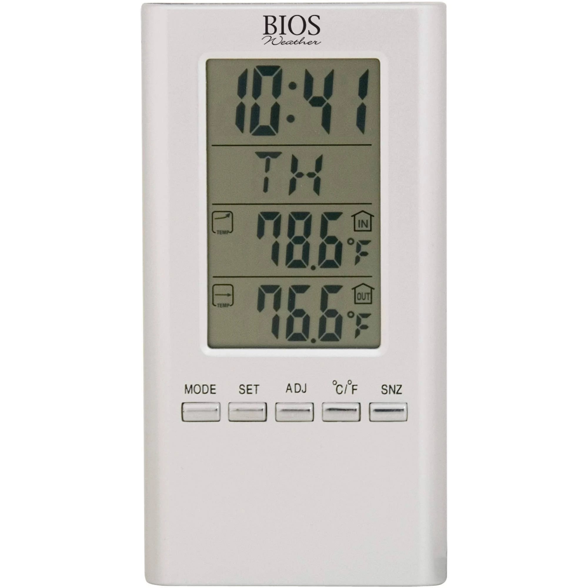 Outdoor Wired Indoor/Outdoor Digital Thermometer with Freeze Alarm | Image
