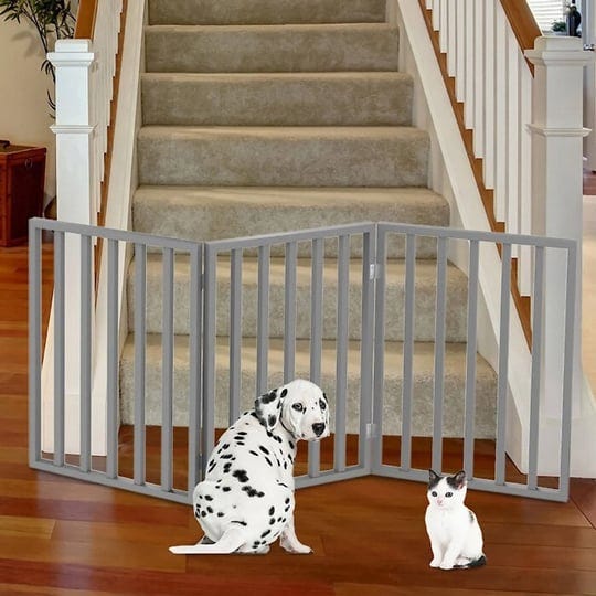 pet-adobe-3-panel-freestanding-folding-dog-cat-gate-gray-1