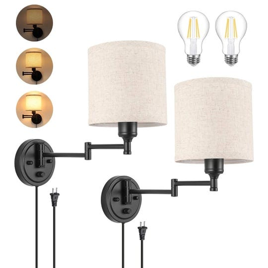 goodate-encomli-dimmable-plug-in-wall-sconces-swing-arm-wall-lamp-with-plug-in-cord-wall-sconces-set-1