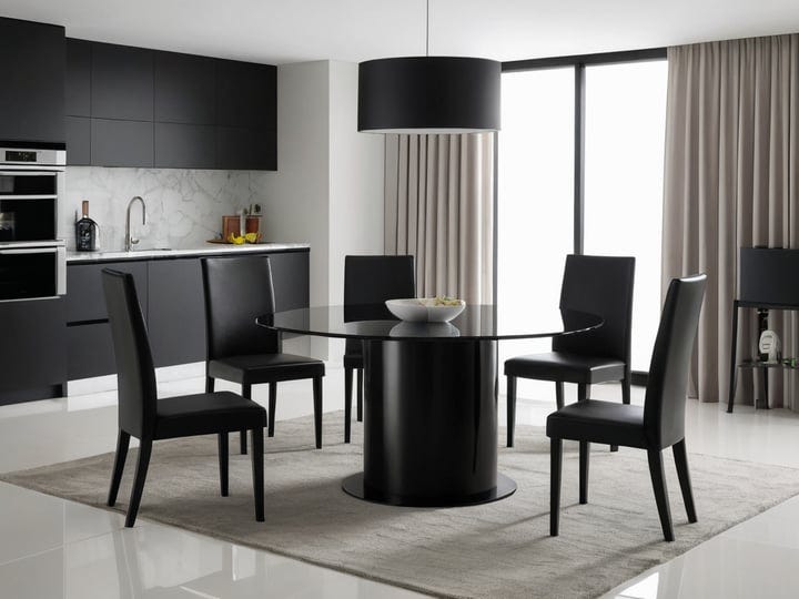 Black-Round-Kitchen-Dining-Room-Sets-6