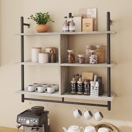 bestier-41-inch-floating-shelf-with-4-cube-display-shelf-wall-mounted-kitchen-storage-in-grey-gray-1