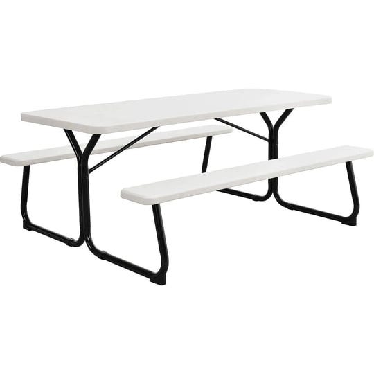 global-industrial-6-plastic-picnic-table-blow-molded-white-1