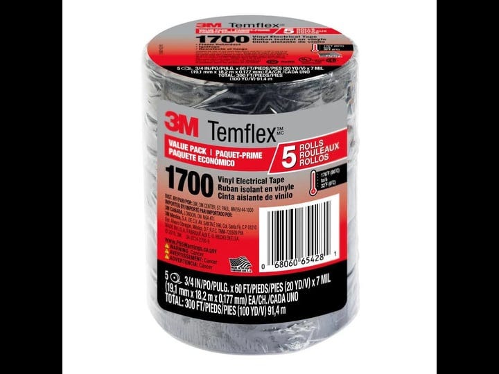 3m-temflex-3-4-in-x-60-ft-1700-electrical-tape-black-5-pack-1