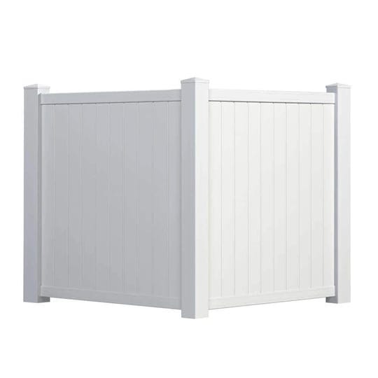 outdoor-essentials-white-vinyl-privacy-corner-accent-fence-1