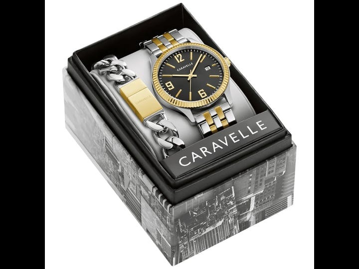 caravelle-by-bulova-mens-two-tone-watch-bracelet-box-set-two-tone-1