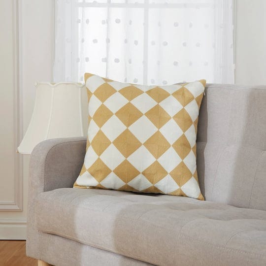 glowsol-checkered-pillow-cover-set-of-2-luxury-style-checkerboard-pattern-cushion-case-for-couch-liv-1