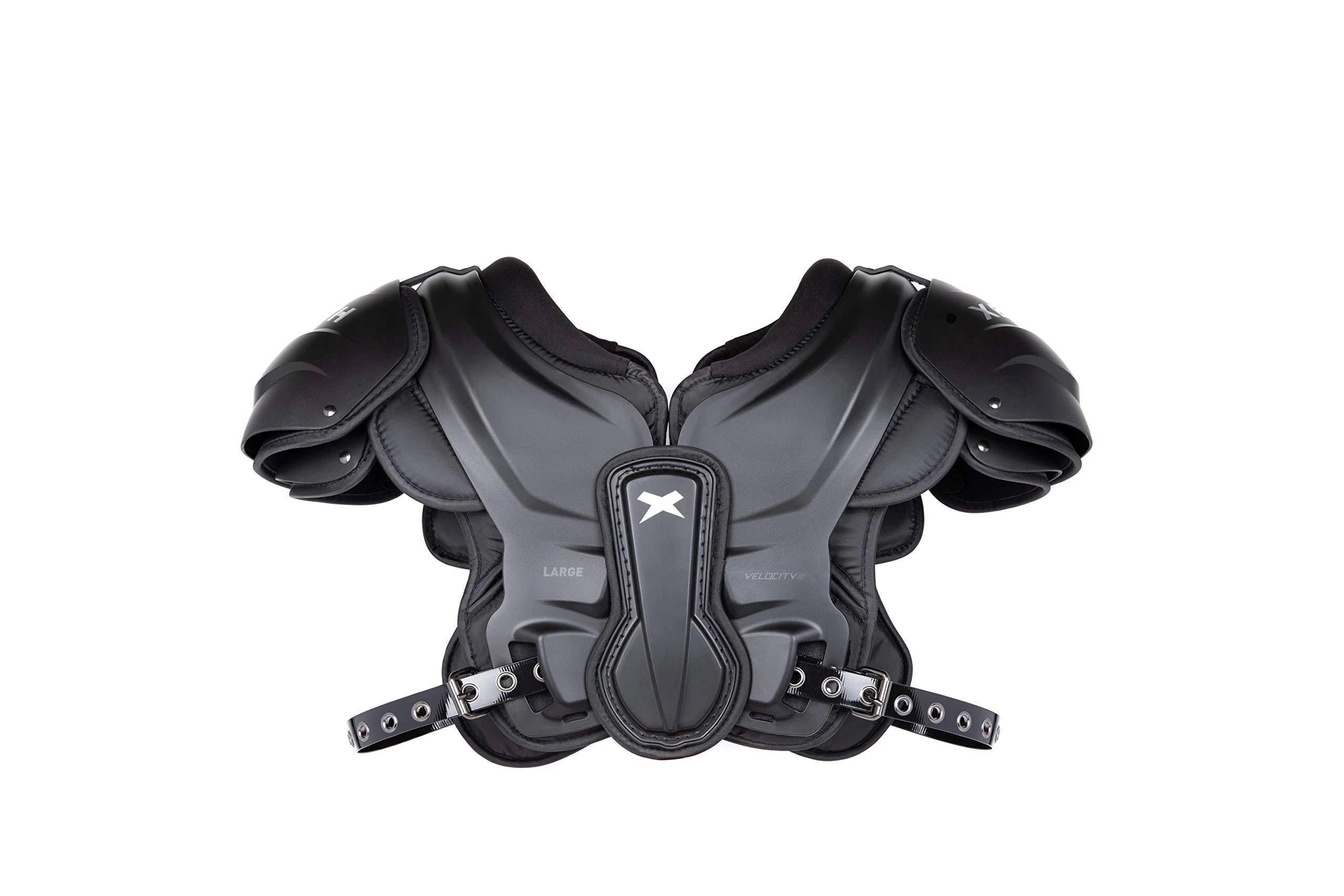 Xenith Velocity 2 Football Shoulder Pads - Large, Black | Image