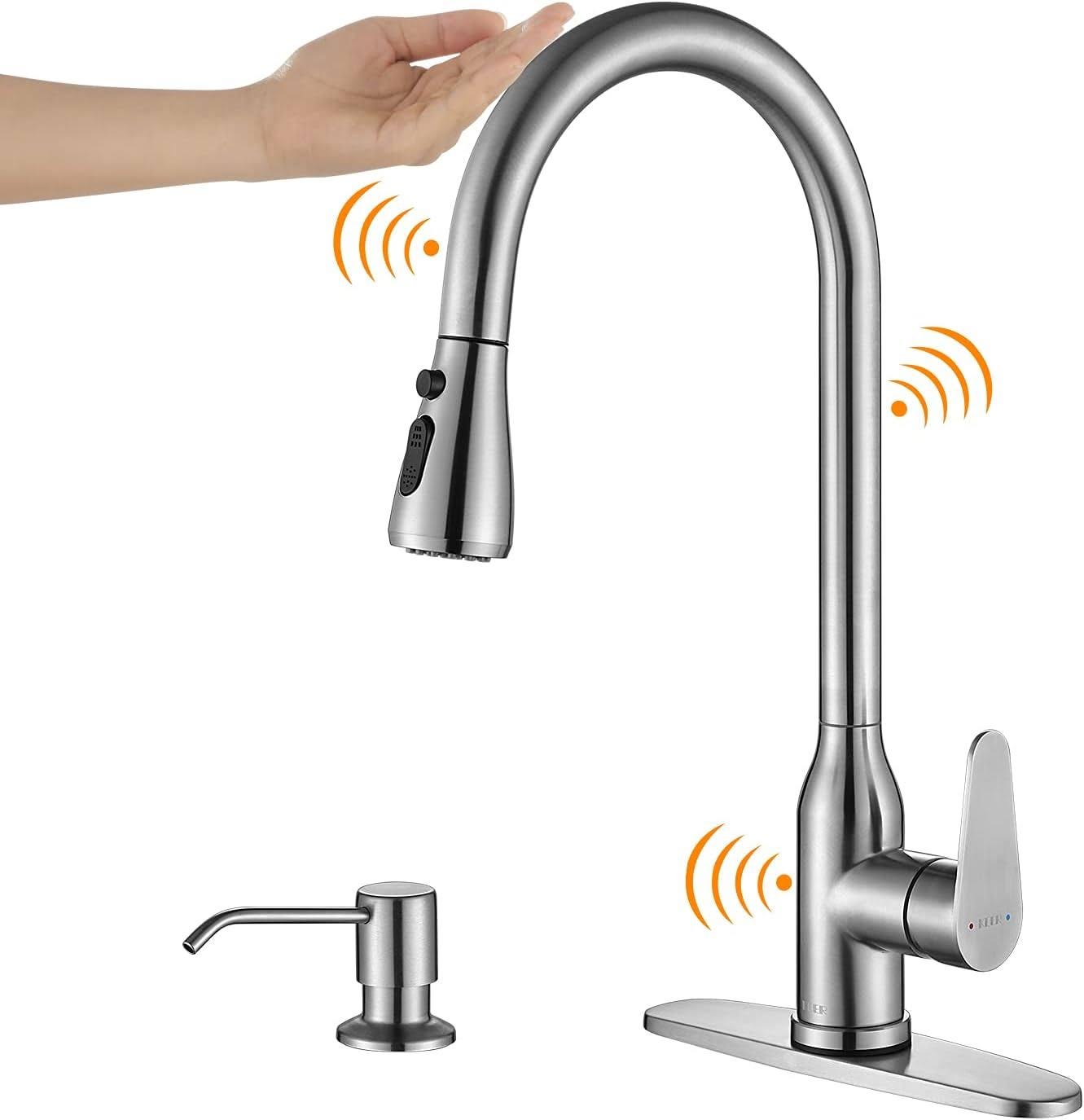 Keer Touchless Modern Kitchen Faucet | Image