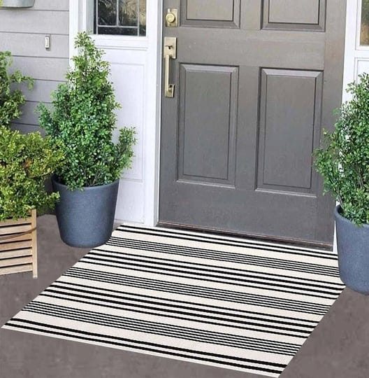 buagetup-black-and-white-striped-doormat-24-x-35-front-porch-rug-machine-washable-indoor-outdoor-doo-1