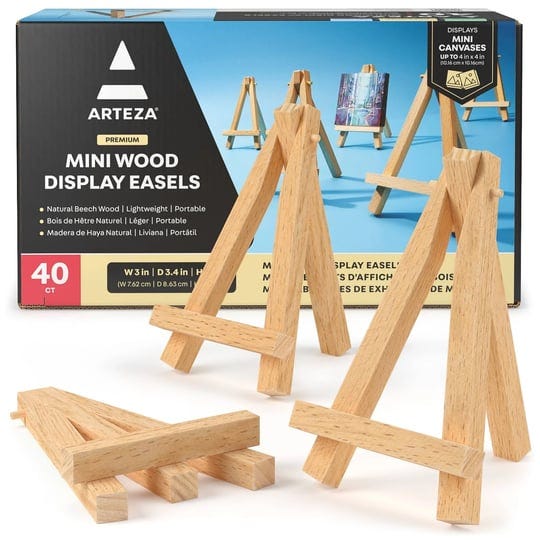 arteza-small-mini-wood-art-display-easel-5-40-pack-1