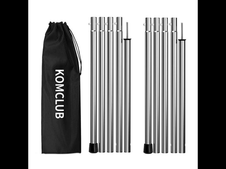 komclub-telescoping-tent-poles-tarp-poles-adjustable-heavy-duty-camping-poles-thickened-stainless-st-1