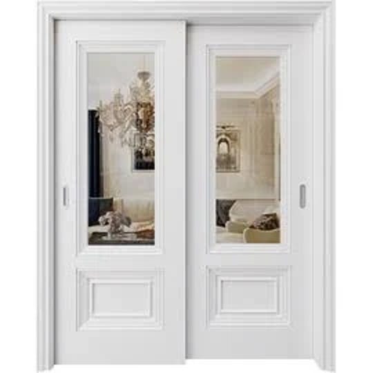 palladio-due-clear-glass-white-bypass-interior-door-classic-1