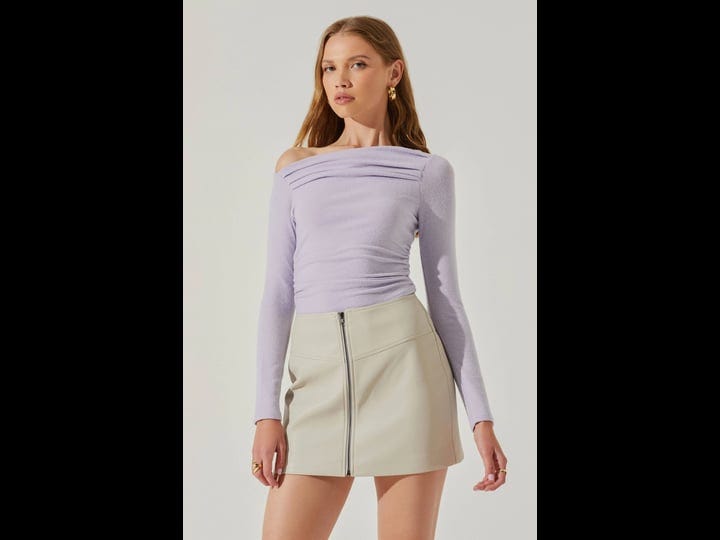 xiomara-ruched-off-shoulder-long-sleeve-bodysuit-lavender-m-1
