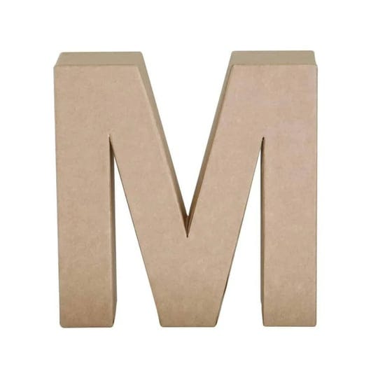 papier-mache-letter-4-inch-m-1