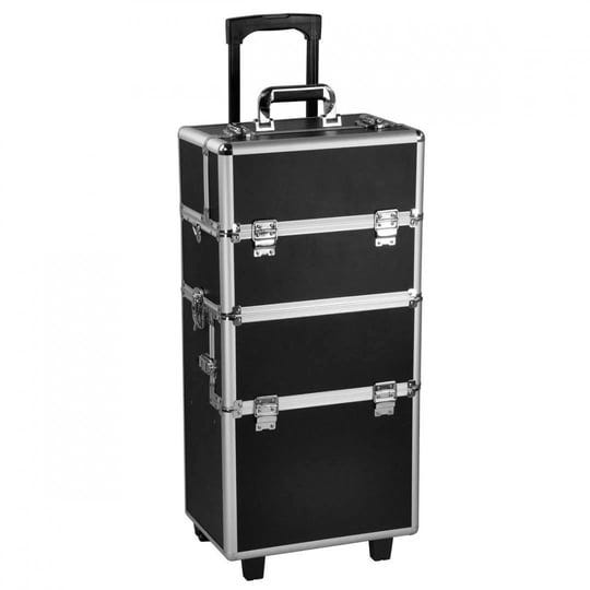 yaheetech-3-in-1-professional-artist-rolling-trolley-makeup-train-case-aluminum-1