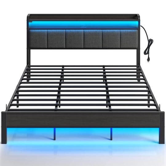 rolanstar-bed-frame-king-size-with-charging-station-and-led-lights-upholstered-headboard-with-storag-1