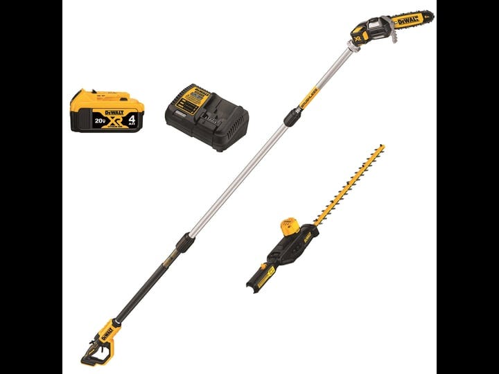 dewalt-dcko86m1-20v-max-cordless-pole-saw-and-pole-hedge-trimmer-combo-kit-1