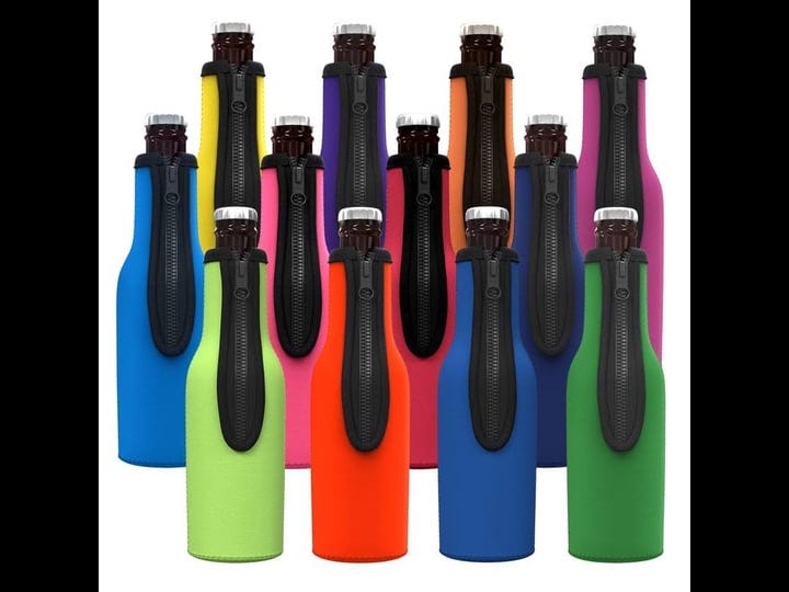 tahoebay-beer-bottle-insulator-sleeves-multicolor-neoprene-coolers-with-zipper-for-12oz-longneck-bot-1