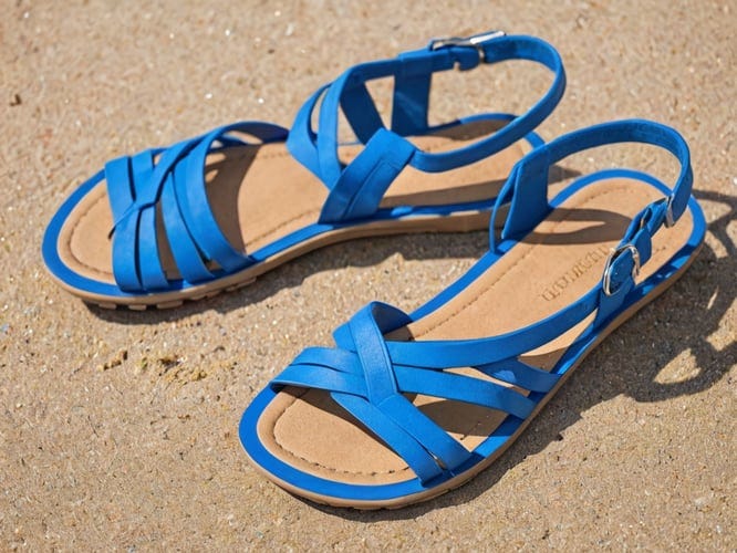 Blue-Strappy-Sandals-1