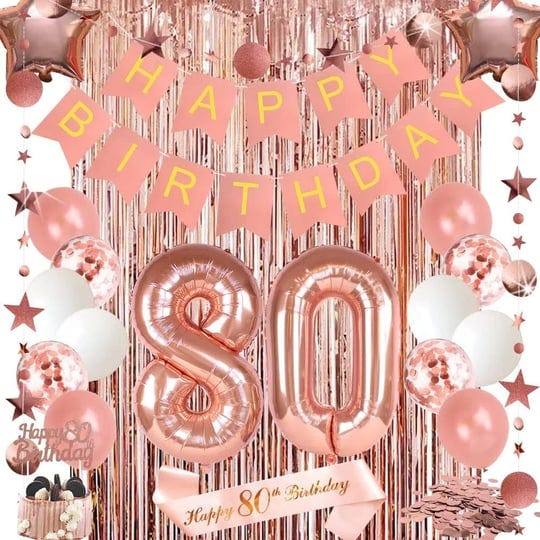 80th-birthday-decorations-for-women-happy-birthday-banner-number-80-foil-balloon-happy-birthday-cake-1