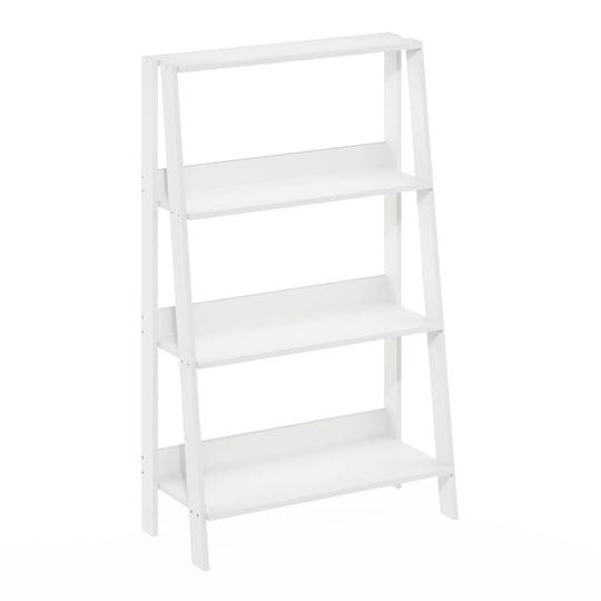 furinno-ladder-4-tier-bookcase-display-shelf-white-1