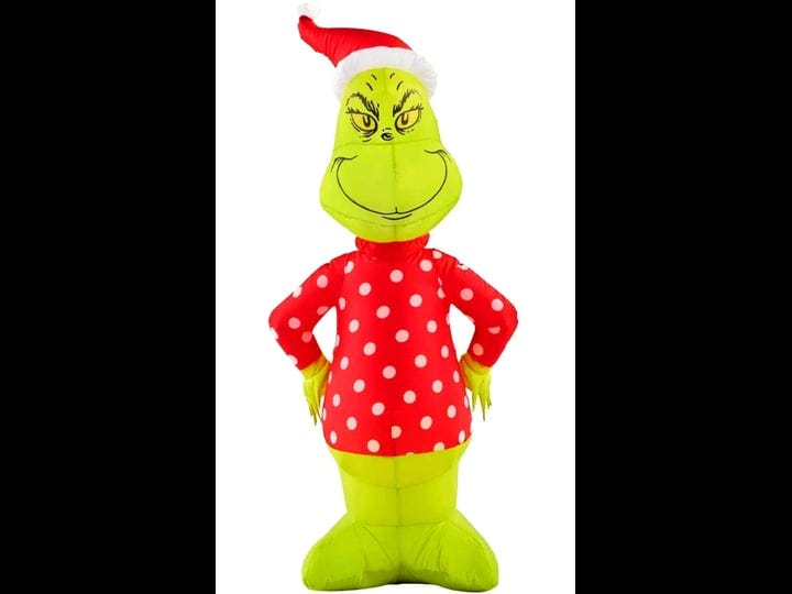 dr-seuss-4-ft-pre-lit-led-grinch-with-polka-dot-sweater-and-santa-hat-christmas-inflatable-1