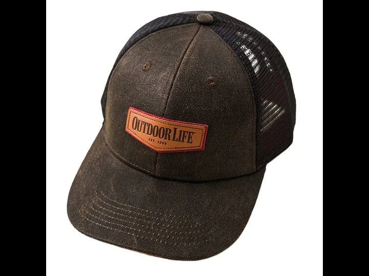 outdoor-life-mens-oil-skin-baseball-cap-1