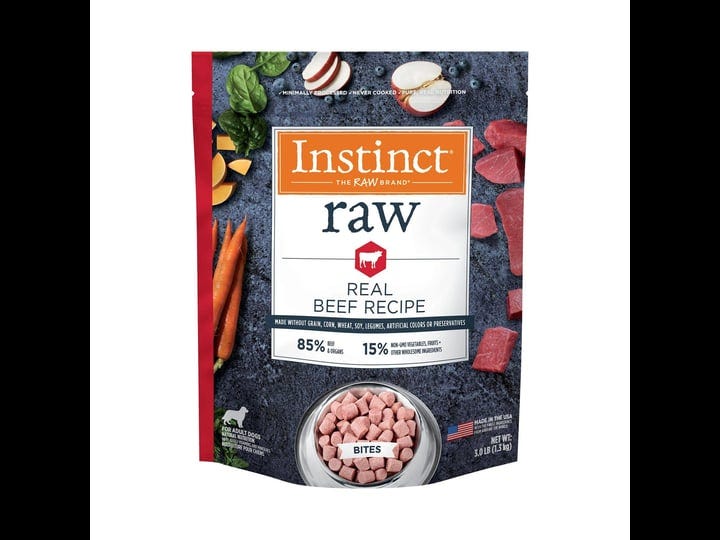 instinct-frozen-raw-bites-grain-free-real-beef-recipe-dog-food-3-lbs-1