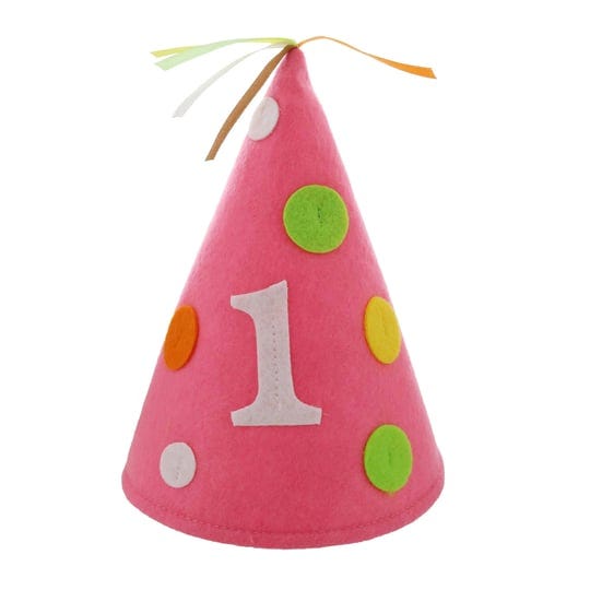 creative-converting-pink-one-felt-party-hat-each-1