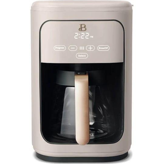 beautiful-14-cup-programmable-drip-coffee-maker-with-touch-activated-display-porcini-taupe-by-drew-b-1