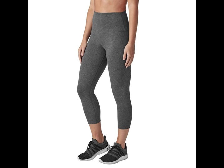 members-mark-womens-super-soft-high-waist-22-inseam-capri-legging-charcoal-heather-m-1