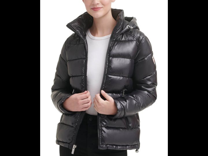 guess-womens-hooded-puffer-jacket-black-size-s-1