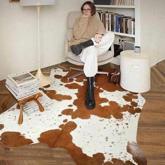 lochas-luxury-home-decor-carpet-living-room-bedroom-faux-cowhide-rug-5-2x6-2ft-khaki-white-1