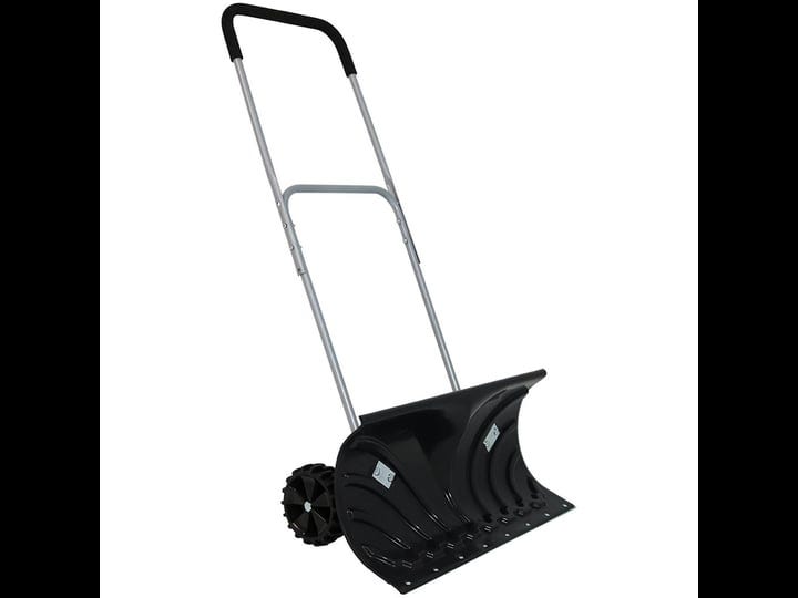 casl-brands-heavy-duty-rolling-26-inch-snow-pusher-with-6-inch-wheels-and-adjustable-handle-1