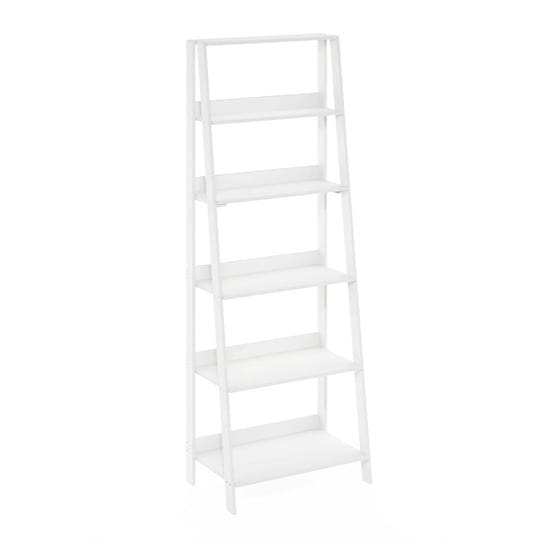furinno-ladder-bookcase-display-shelf-6-tier-white-1