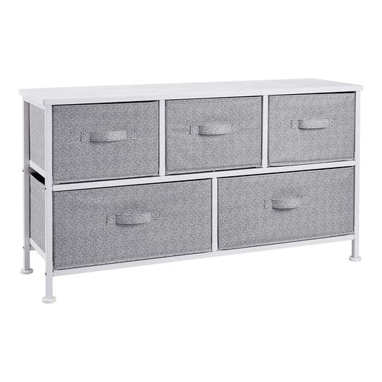 basics-extra-wide-fabric-5-drawer-storage-organizer-unit-for-closet-w-1