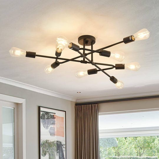 zglaojt-black-semi-flush-mount-ceiling-light-fixture9-light-modern-metal-chandelierceiling-light-for-1