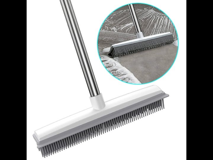 rubber-broom-with-squeegee-and-adjustable-long-handle-pet-hair-and-fur-remover-carpet-rake-and-floor-1