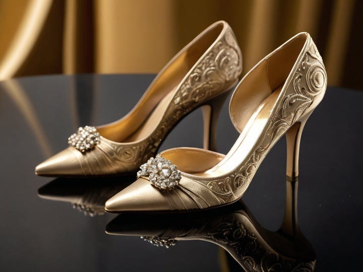 Gold-Evening-Shoes-Low-Heel-5