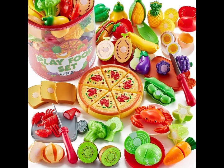 shimirth-67pc-pretend-play-food-sets-for-kids-kitchen-pizza-toy-food-cutting-fake-food-fruits-vegeta-1