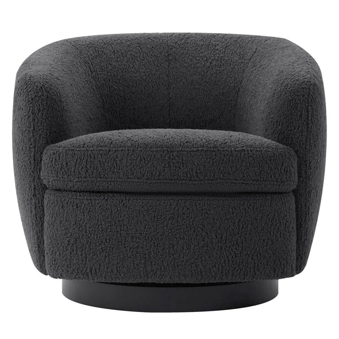 Comfortable Swivel Barrel Lounge Chair | Image