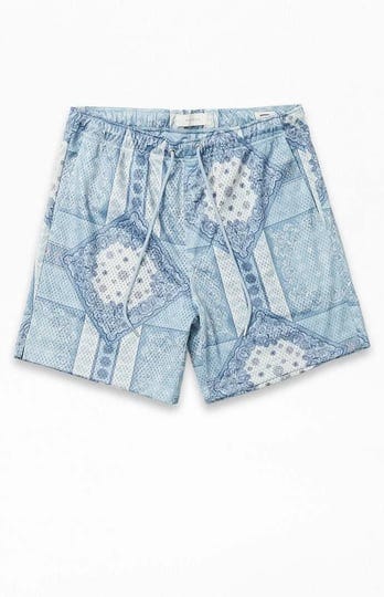 pacsun-mens-printed-mesh-basketball-shorts-in-blue-size-medium-1
