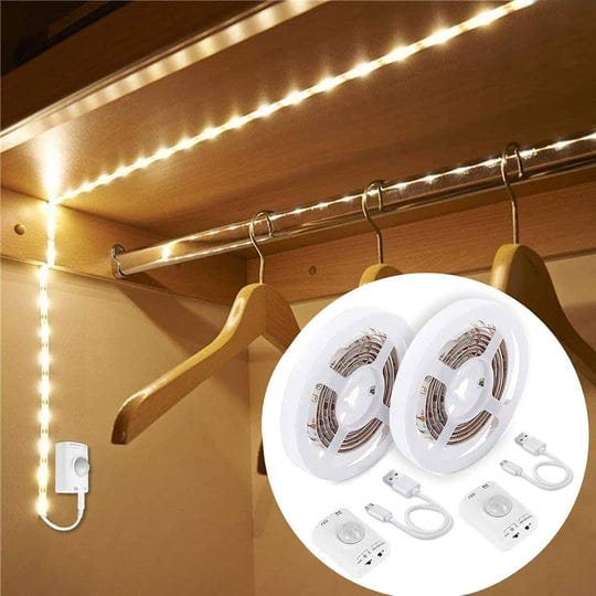 2-pack-warm-white-motion-sensor-led-strip-lights-with-rechargeable-3-28ft-led-closet-light-gun-safe--1