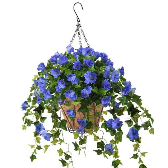 homsunny-artificial-vine-silk-petunia-flowershanging-plant-in-basketcoconut-lining-basket-hanging-pl-1