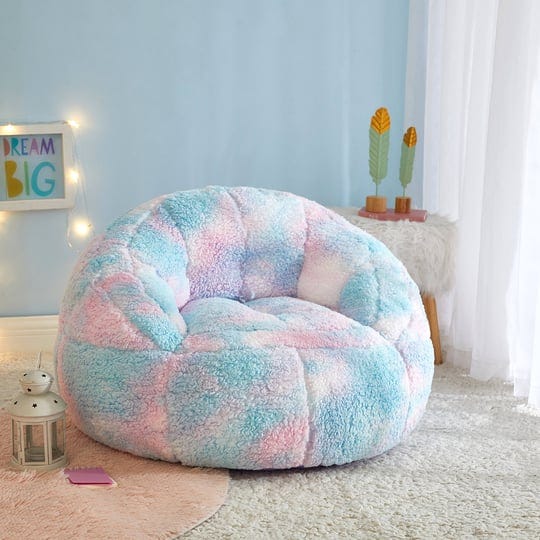 justice-super-soft-teddy-sherpa-bean-bag-chair-pink-blue-1