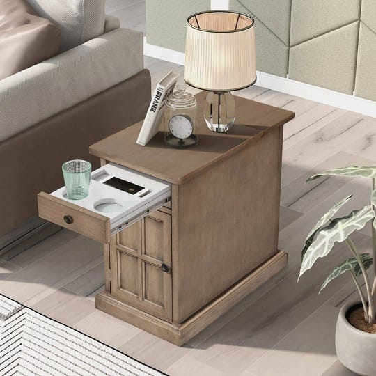 classic-vintage-living-room-end-table-side-table-with-usb-ports-and-one-multifunctional-drawer-with--1