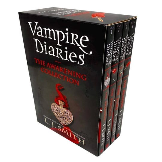 vampire-diaries-4-books-the-awakening-collection-box-set-by-l-j-smith-the-awakening-the-struggle-the-1